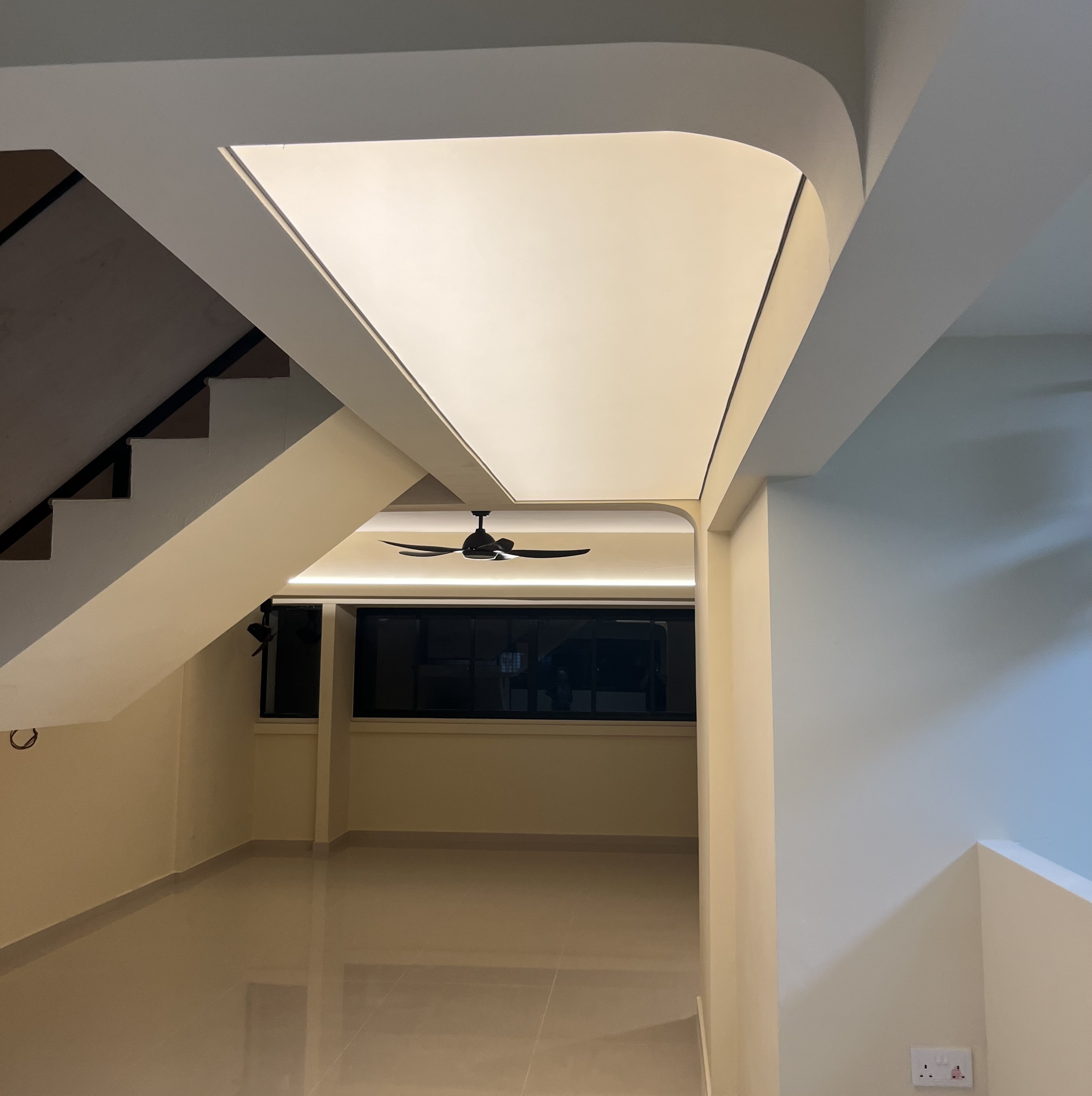 Residential stretch ceiling